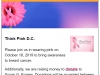 Breast Cancer Fundraising - DC Office