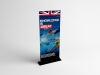 School Sports Advertisement Pull Up banner